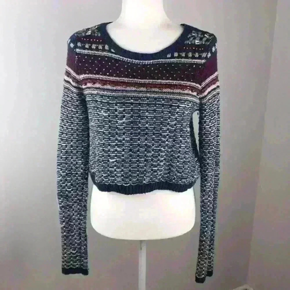 Abercrombie & Fitch Rhinestone Sweater Size S - Picture 1 of 6